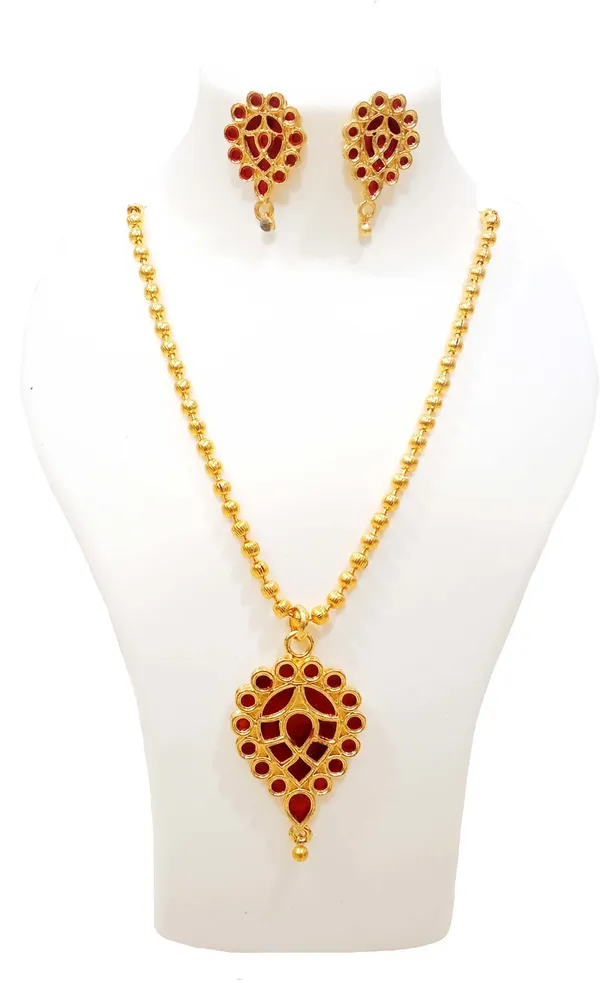 Bggold_Assamese_Traditional_Red_Meenakari_Dugdugi_Jewellery_Set_For_Women